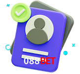 Tornar-se um membro do 088BET é muito simples